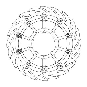 BRAKE DISC FLAME RACING FT R