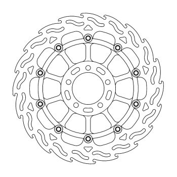BRAKE DISC FLAME FLOAT FT R