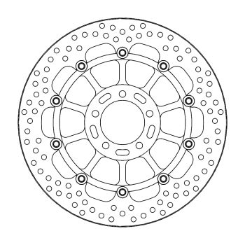 BRAKE DISC HALO FLOAT FT