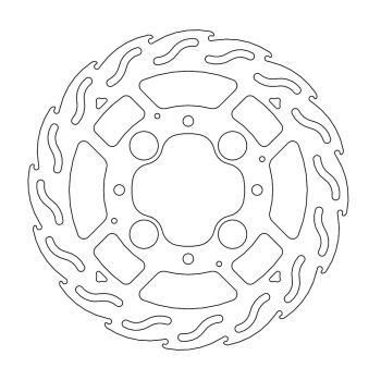 BRAKE DISC FLAME REAR
