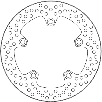 BRAKE DISC HALO REAR