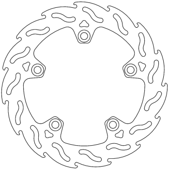 BRAKE DISC FLAME FRONT