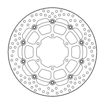 BRAKE DISC HALO T-FLOATER FT