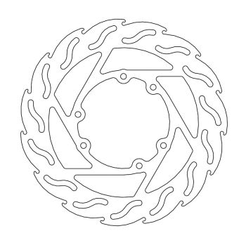 BRAKE DISC FLAME FRONT