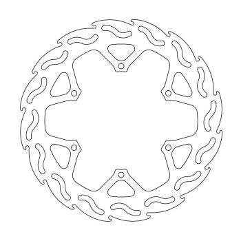BRAKE DISC FLAME REAR