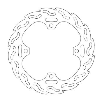 BRAKE DISC FLAME REAR