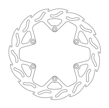 BRAKE DISC FLAME FRONT