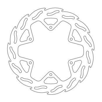 BRAKE DISC FLAME REAR