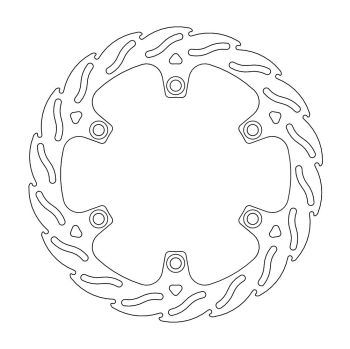 BRAKE DISC FLAME FRONT