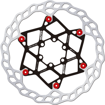 DISC WAVE FLOAT 180X2.0MM RED