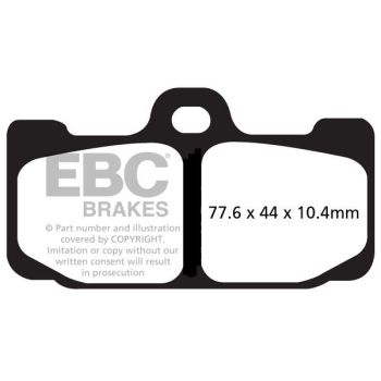 BRAKE PAD EPFA SIN EXT PRO