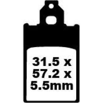 BRAKE PAD FA SER ORGANIC