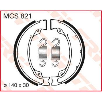 BRAKE SHOES TRW MCS821