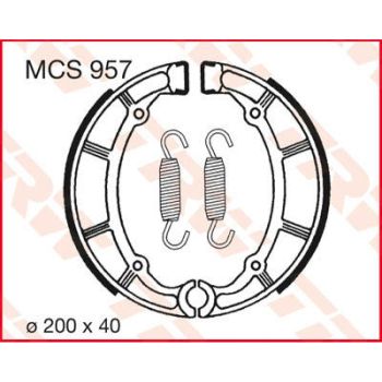 BRAKE SHOES TRW MCS957