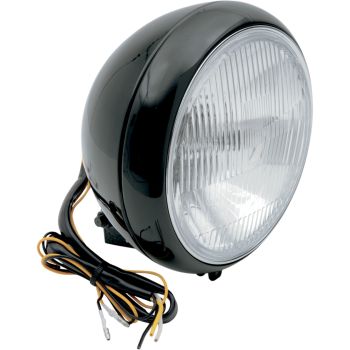 HEADLIGHT 7 SMTH BLK