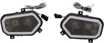LED HEADLIGHT RZR800/9 BK