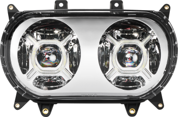 HEADLIGHTS DBLX LED CHR ECE