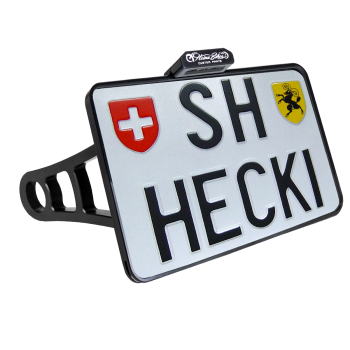 LIC.PLT. SM W/TL BK SWITZ