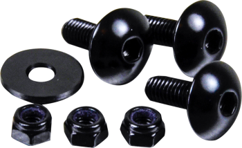 BOLT KIT LIC PLATE BLACK