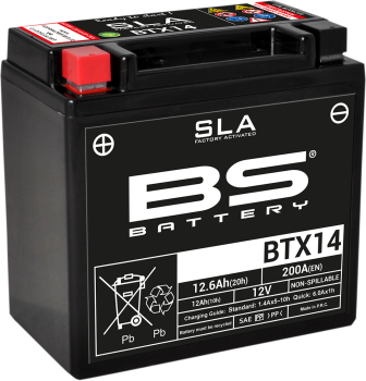 BATTERY BS BTX14 SLA