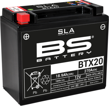 BATTERY BS BTX20H SLA