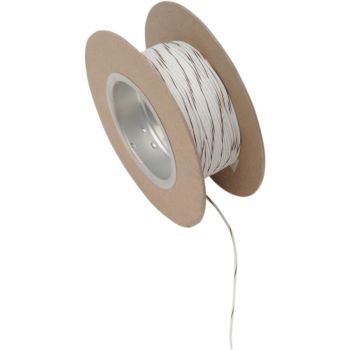 WIRE 18G 100' WHITE/BROWN