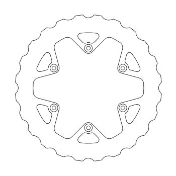 Moto-Master Nitro rear Mud disc Yamaha: YZF450 2018->