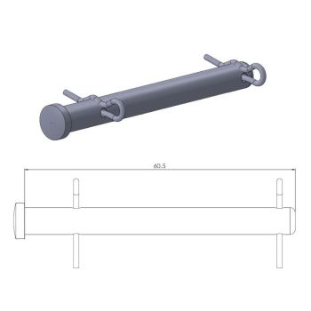 Moto-Master brake pad pin