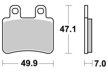 Sbs Brakepads Ceramic (773HF)