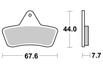 Sbs Brakepads Sintered Atv