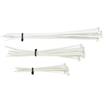 CABLE TIES MSE WHITE 30PK