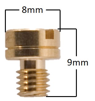 Main Jet # 130 , Round, Fits: Mikuni