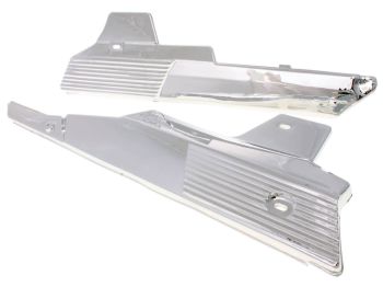 side cover set / side panel set chromed for Puch Maxi N, K E50