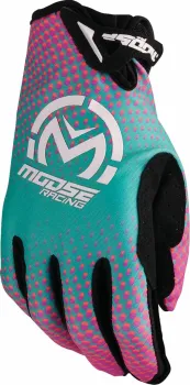 GLOVE SX1 PINK/PURPLE/TEAL SM