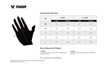 GLOVES YTH LAUNCHMODE SPLIT BL