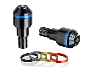 Puig Bar End Aluminum Short W/Rings For Handlebar