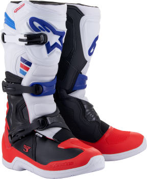 Saapad Alpinestars TECH3 WT/RD/BL