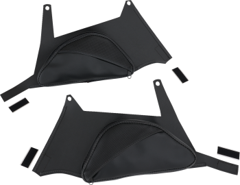 DUAL POUCHES BALLISTIC BLACK S