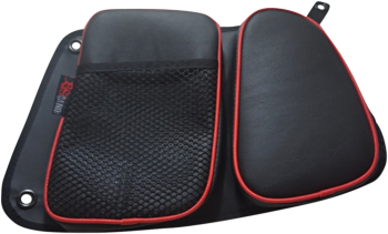 DOOR BAG REAR RZR BLK/RED
