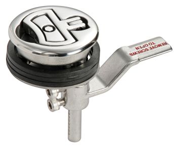 flush pull, SS, w/lock