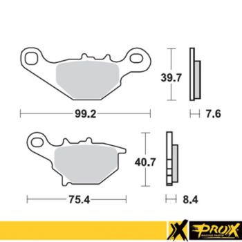 ProX Frontbrake Pad RM80/85 96-04