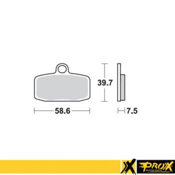 ProX Frontbrake Pad KTM85SX 12-13 + Freeride 350 12-13