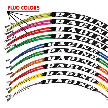 WHEELTAPE PRE CUT FLUO GRN