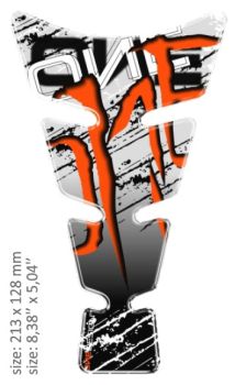 TANK PAD SPIRIT SCRATCHES RED