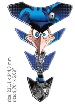 TANK PAD SLIM FACE BLUE