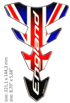 TANK PAD SLIM ENGLAND FLAG