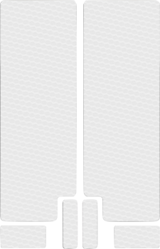 FORK DECAL TEXTURED CLEAR