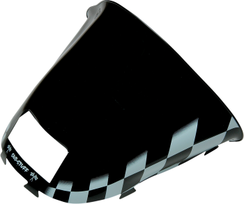 W'SHIELD S-D BLACK/WH CK