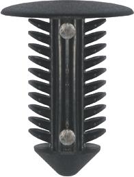 Tüübel Ø 8,2 MM PA 66 BLACK. 12Tk.