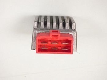 Forte Regulator, 6-pin., Red, Aprilia 09- / Derbi / Gilera 09-